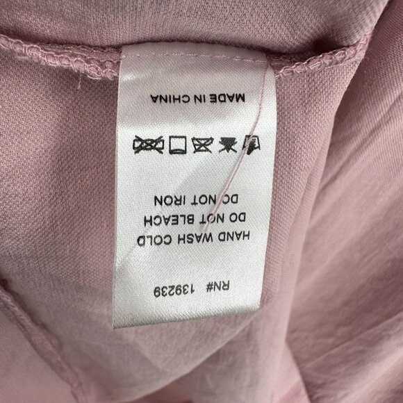 Pomander Place Tuckernuck Women's Lilac Finley Flutter Sleeve Dress Linen sz XS - Picture 8 of 9